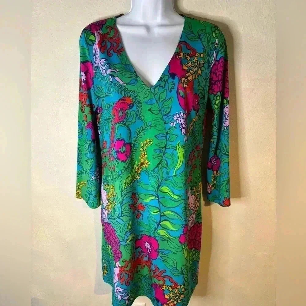 Lilly Pulitzer Shake Your Tail Feather Mini Dress‎